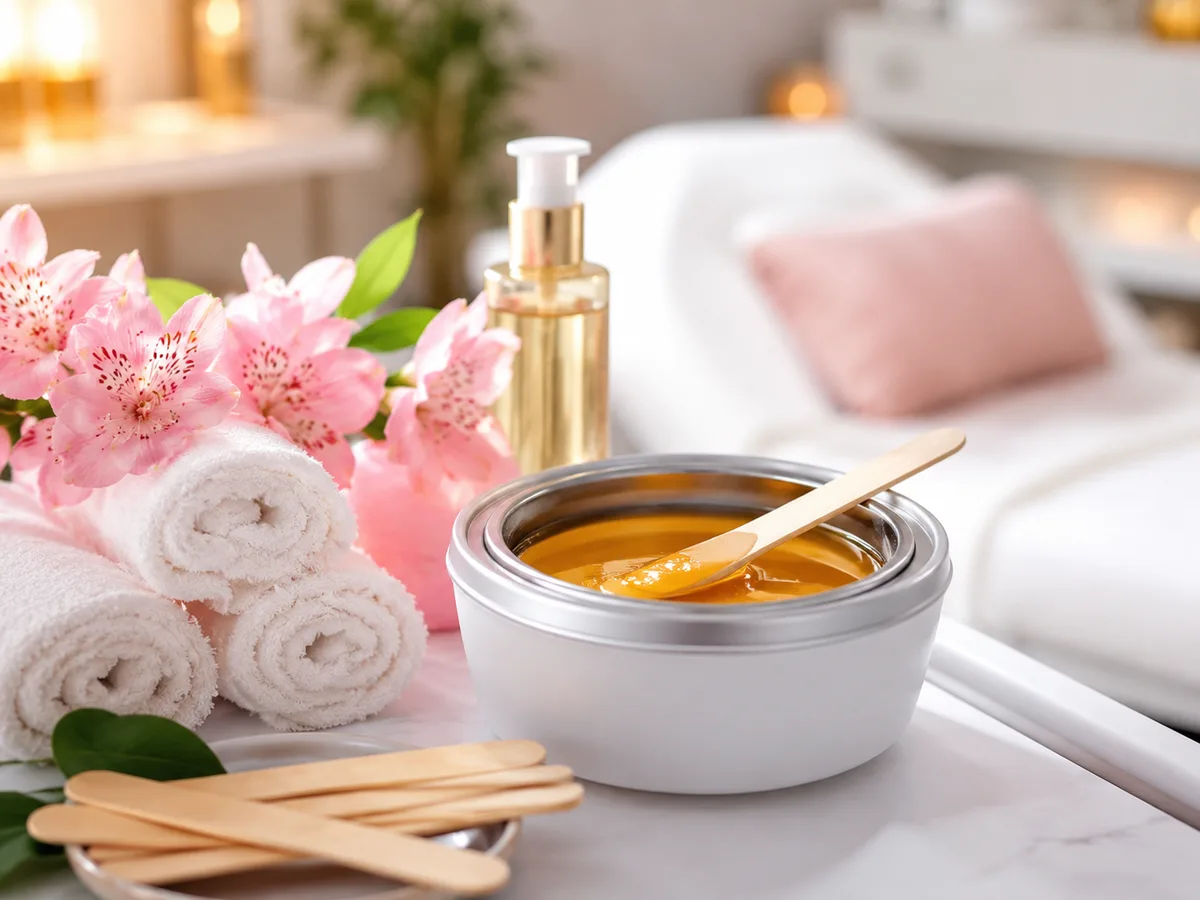 Smooth skin waxing service